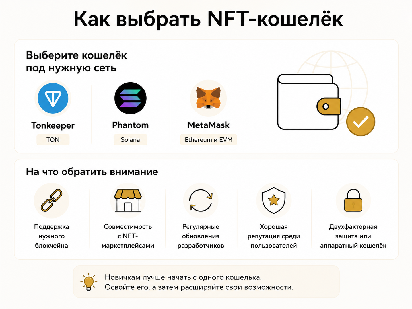Как выбрать NFT-кошелёк
