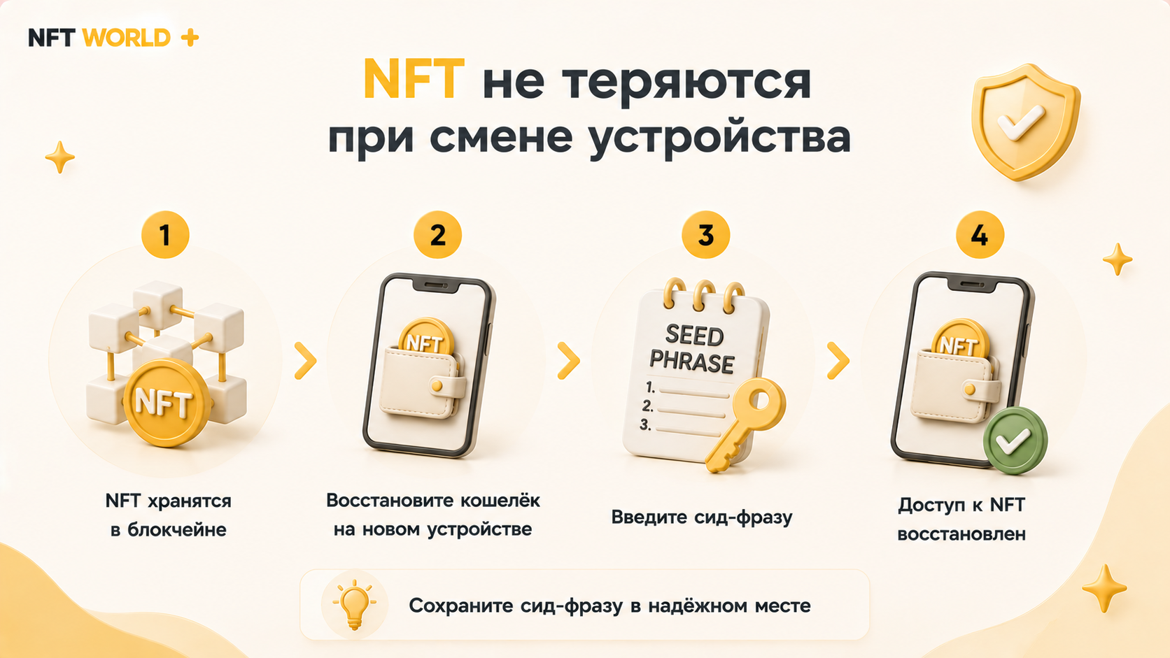 Можно ли потерять NFT при смене телефона или компьютера?