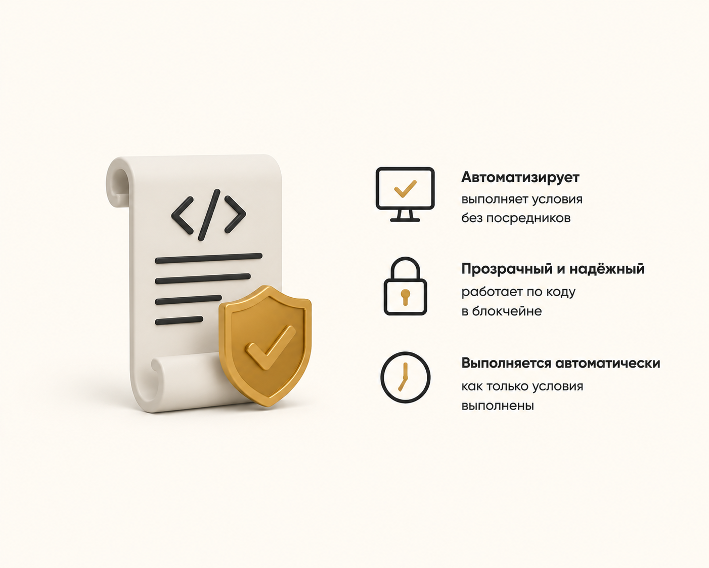 А что такое смарт-контракт? Звучит как что-то юридическое