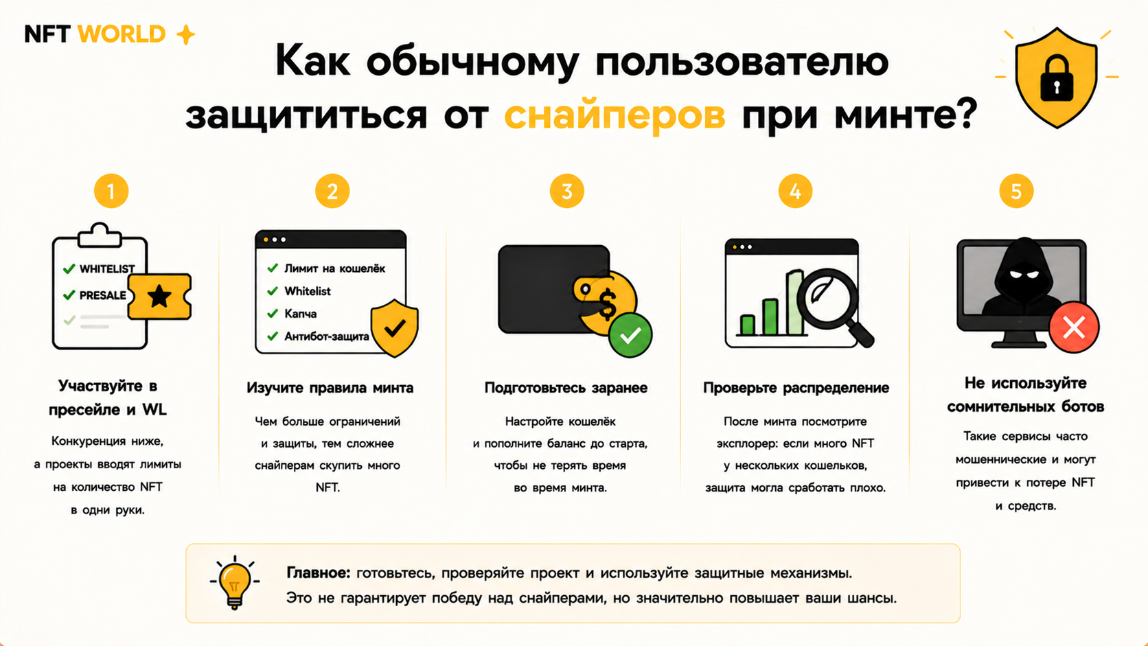 Как обычному пользователю защититься от снайперов при участии в минте?