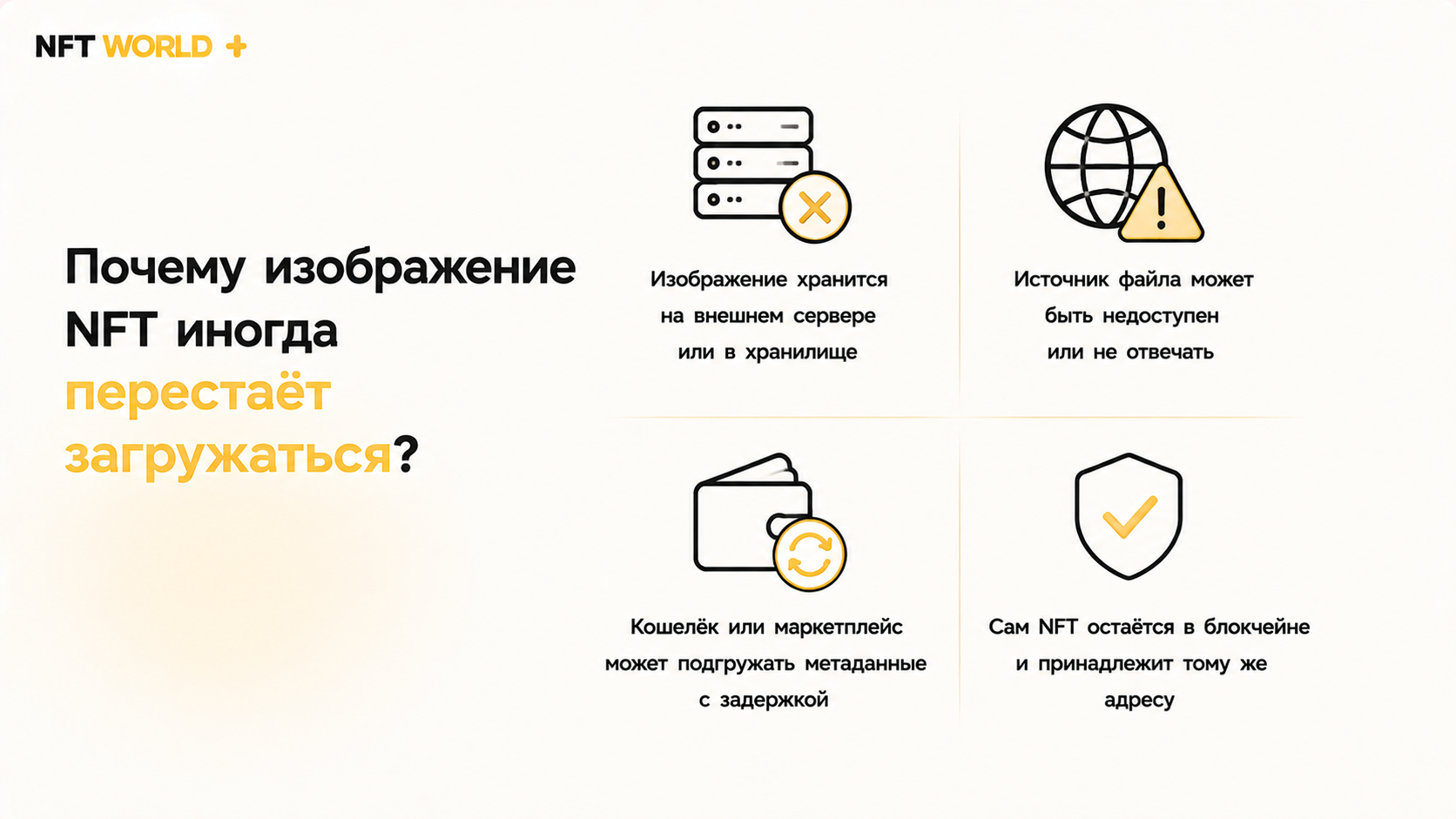 Почему изображение NFT иногда перестаёт загружаться?